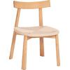 KΑΡΕΚΛΑ ΤΡΑΠΕΖΑΡΙΑΣ OSORIO HM18335.01 RUBBERWOOD & ΣΧΟΙΝΙ ΣΕ ΦΥΣΙΚΟ 51x55x74Υεκ (σετ 2 τεμαχίων)