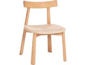 KΑΡΕΚΛΑ ΤΡΑΠΕΖΑΡΙΑΣ OSORIO HM18335.01 RUBBERWOOD & ΣΧΟΙΝΙ ΣΕ ΦΥΣΙΚΟ 51x55x74Υεκ (σετ 2 τεμαχίων)