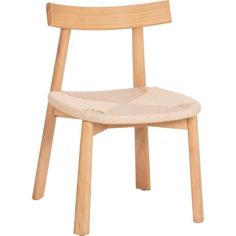 KΑΡΕΚΛΑ ΤΡΑΠΕΖΑΡΙΑΣ OSORIO HM18335.01 RUBBERWOOD & ΣΧΟΙΝΙ ΣΕ ΦΥΣΙΚΟ 51x55x74Υεκ (σετ 2 τεμαχίων)
