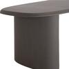 ΤΡΑΠΕΖΙ ΤΡΑΠΕΖΑΡΙΑΣ FIBER CEMENT ΟΒΑΛ GLEN HM6598.01 ΓΚΡΙ 260x95x75Υεκ