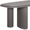ΤΡΑΠΕΖΙ ΤΡΑΠΕΖΑΡΙΑΣ FIBER CEMENT ΟΒΑΛ GLEN HM6598.01 ΓΚΡΙ 260x95x75Υεκ