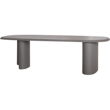 ΤΡΑΠΕΖΙ ΤΡΑΠΕΖΑΡΙΑΣ FIBER CEMENT ΟΒΑΛ GLEN HM6598.01 ΓΚΡΙ 260x95x75Υεκ