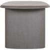 ΤΡΑΠΕΖΙ ΤΡΑΠΕΖΑΡΙΑΣ FIBER CEMENT ΟΒΑΛ GLEN HM6598.01 ΓΚΡΙ 260x95x75Υεκ