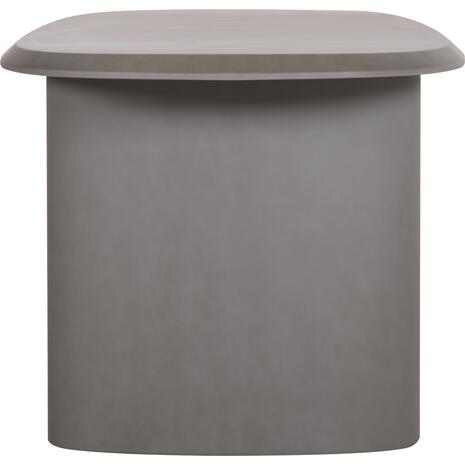 ΤΡΑΠΕΖΙ ΤΡΑΠΕΖΑΡΙΑΣ FIBER CEMENT ΟΒΑΛ GLEN HM6598.01 ΓΚΡΙ 260x95x75Υεκ