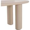 ΤΡΑΠΕΖΙ ΤΡΑΠΕΖΑΡΙΑΣ FIBER CEMENT ΟΒΑΛ VOLPE HM6599.02 ΜΠΕΖ 240x106x75Υεκ