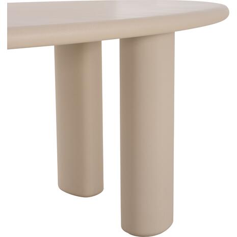 ΤΡΑΠΕΖΙ ΤΡΑΠΕΖΑΡΙΑΣ FIBER CEMENT ΟΒΑΛ VOLPE HM6599.02 ΜΠΕΖ 240x106x75Υεκ