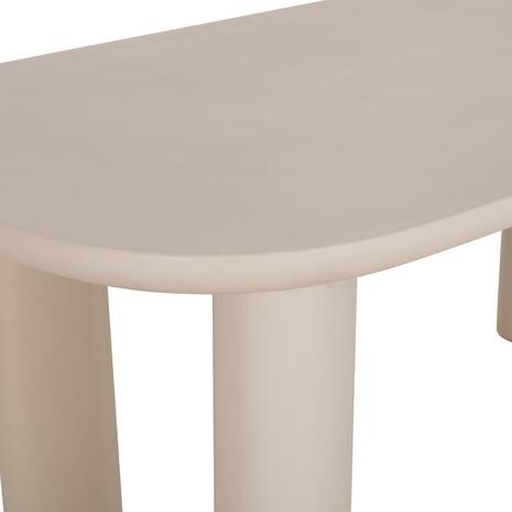ΤΡΑΠΕΖΙ ΤΡΑΠΕΖΑΡΙΑΣ FIBER CEMENT KIORA HM6597.02 ΜΠΕΖ 200x100x76Υεκ