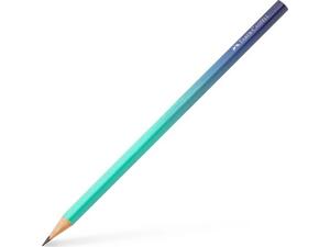 Μολύβι τριγωνικό Faber-Castell "Flow Edition" B Buzzing Blue (118403)