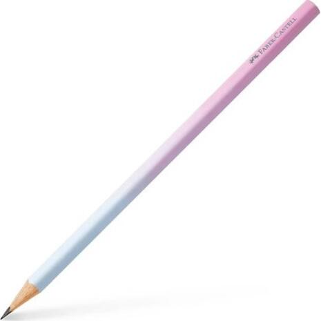 Μολύβι τριγωνικό Faber-Castell "Flow Edition" B Blushing Sky (118402)