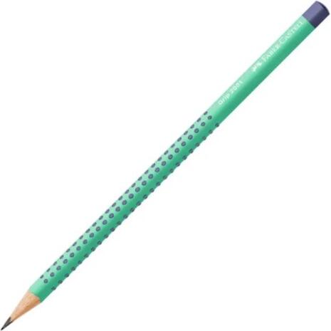 Μολύβι Faber-Castell Grip "Flow Edition" B Buzzing Blue (117004)