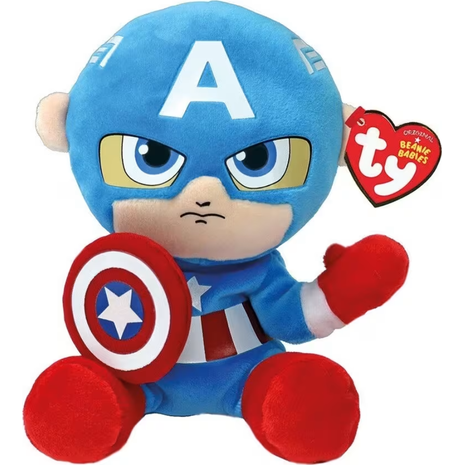 Χνουδωτό Floppy Captain America 15cm