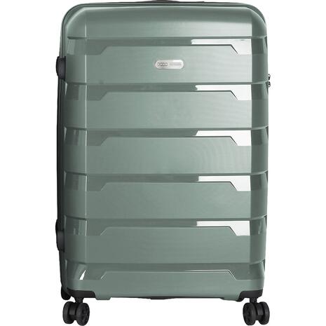 Βαλίτσα ταξιδίου τρόλεϊ Polo Tokyo Trolley Luggage PP 92lt Χακί-Khaki (965004-6500)