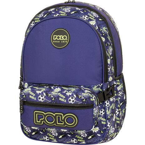 Τσάντα πλάτης 2+1 θέσεων Polo Zippy Football (901080-8445)
