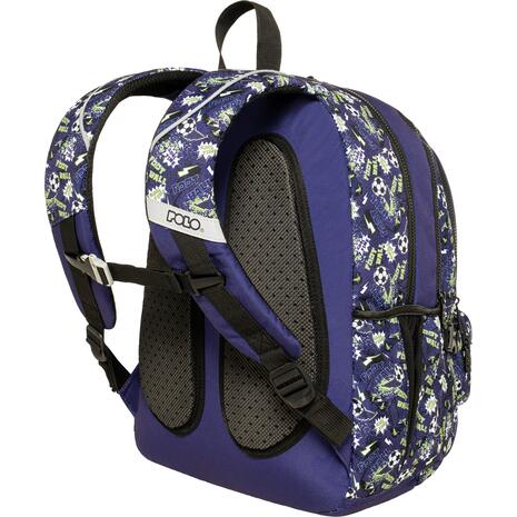 Τσάντα πλάτης 2+1 θέσεων Polo Zippy Football (901080-8445)