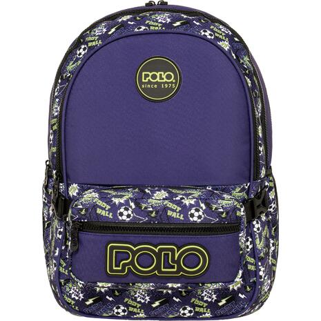 Τσάντα πλάτης 2+1 θέσεων Polo Zippy Football (901080-8445)