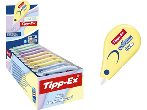 Διορθωτική ταινία Tipp-Ex Mini Pocket Mouse Pastel 5mm x 6m 302676 (5 pastel χρώματα) 302676