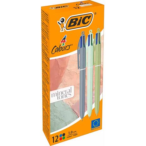 Στυλό Διαρκείας BIC 4 Colours Mineral Tones 1.00mm 4 χρωμάτων 303301 (διάφορα χρώματα)