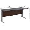 ΣΕΤ ΓΡΑΦΕΙΟΥ 2ΤΜΧ ΣΕ ΧΡΩΜΑ WENGE HM10211.02