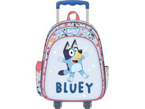 Τσάντα Τrolley νηπιαγωγείου Graffiti Blue Bluey 2 θέσεων (260261)