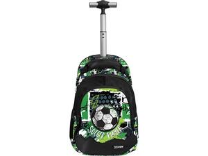 Τσάντα Trolley Δημοτικού Graffiti Ποδόσφαιρο Xscape 3 θέσεων (269251)