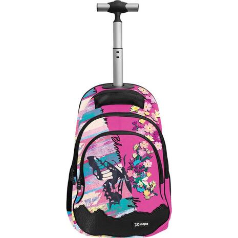 Τσάντα Trolley Δημοτικού Graffiti Πεταλούδα Xscape 3 θέσεων (269254)