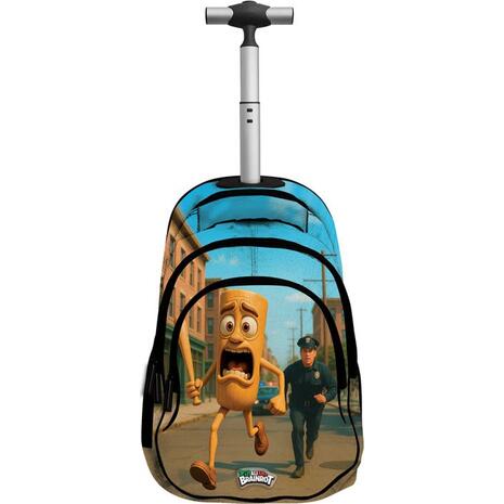 Τσάντα Trolley Δημοτικού Graffiti Tung Tung Sahur Brainrot 3 θέσεων (263253)
