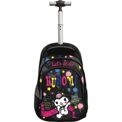 Τσάντα Trolley Δημοτικού Graffiti Sketchy Kuromi 3 θέσεων (262252)