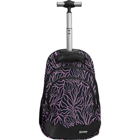 Τσάντα Trolley Δημοτικού Graffiti Roses Xscape 3 θέσεων (269256)