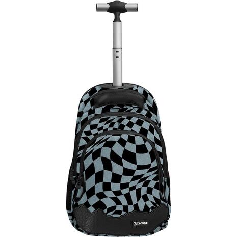 Τσάντα Τrolley Δημοτικού Graffiti Checkers Xscape 3 θέσεων (269250)