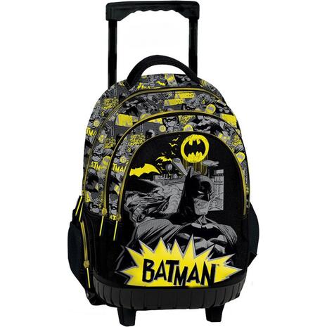 Τσάντα Trolley Δημοτικού Graffiti Batman 3 θέσεων (265251)