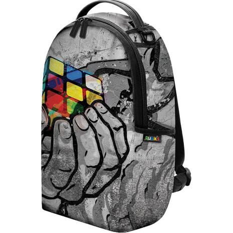 Τσάντα Πλάτης Δημοτικού Graffiti Hand Rubik's 2 θέσεων (266212)