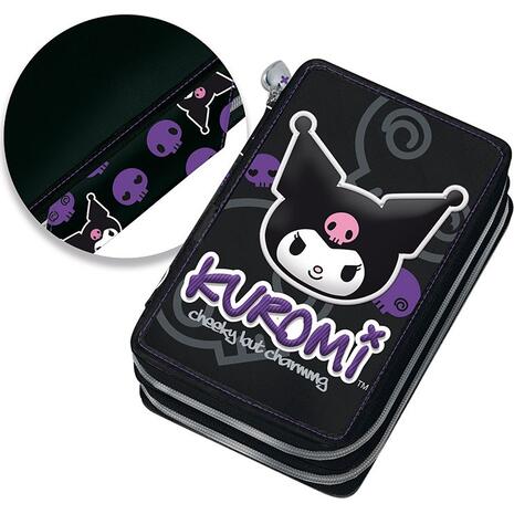 Κασετίνα τετράγωνη γεμάτη Graffiti Jolt Kuromi