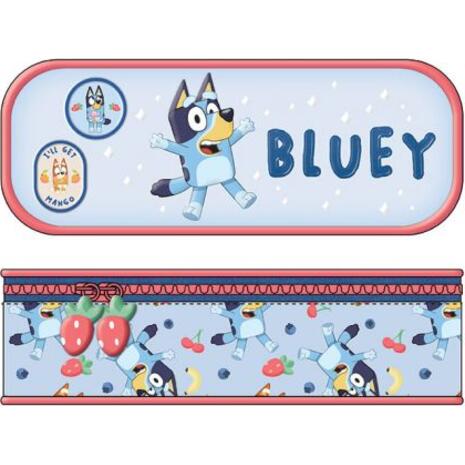 Κασετίνα οβάλ Graffiti Blue Bluey