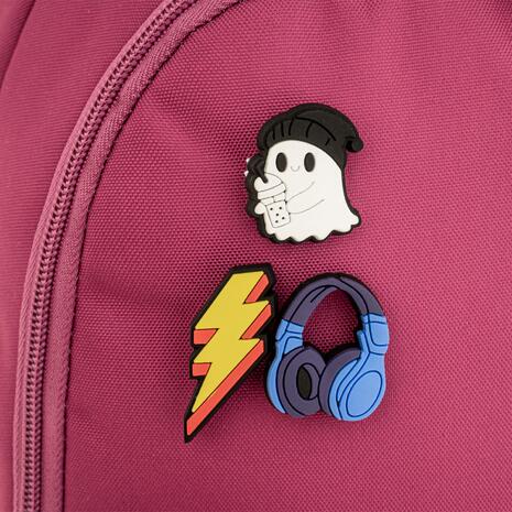Τσάντα πλάτης 2+1 θέσεων Polo pins Black/μαύρο