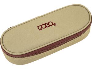 Κασετίνα οβάλ Polo Sand/Cherry - Άμμου/Βυσσινί (937003-7432)