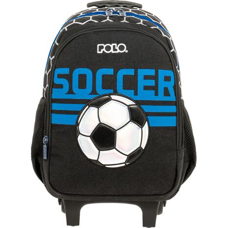 Τσάντα Trolley Νηπίου Polo Junior Fizz Soccer Μαύρη 12lt 2026 (965001-8451)