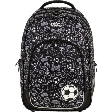 Τσάντα Πλάτης Δημοτικού Polo Fusion Football 2+1 θέσεων 25lt 2026 (901077-8432)