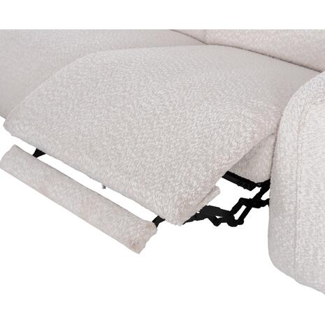 ΚΑΝΑΠΕΣ ΑΡΙΣΤΕΡΗ ΓΩΝΙΑ 3Θ ΜΕ RECLINE VALENTE HM3317.02L ΜΠΕΖ ΥΦΑΣΜΑ 275x160x104Yεκ