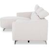 ΚΑΝΑΠΕΣ ΑΡΙΣΤΕΡΗ ΓΩΝΙΑ 3Θ ΜΕ RECLINE VALENTE HM3317.02L ΜΠΕΖ ΥΦΑΣΜΑ 275x160x104Yεκ