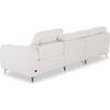 ΚΑΝΑΠΕΣ ΑΡΙΣΤΕΡΗ ΓΩΝΙΑ 3Θ ΜΕ RECLINE VALENTE HM3317.02L ΜΠΕΖ ΥΦΑΣΜΑ 275x160x104Yεκ