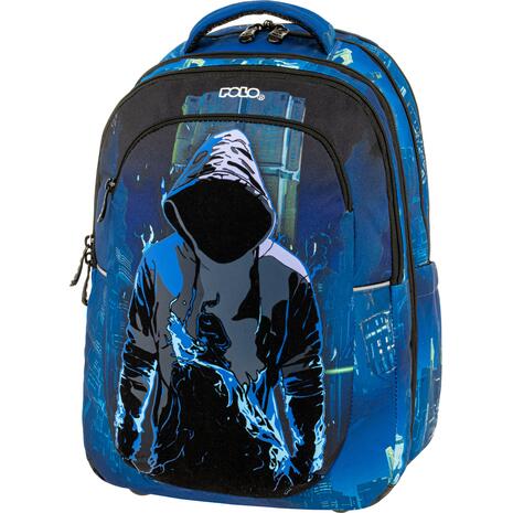 Τσάντα πλάτης 3+1 θέσεων Polo Kinetic Hacker Μπλε 30lt 2026 (901072-8428)