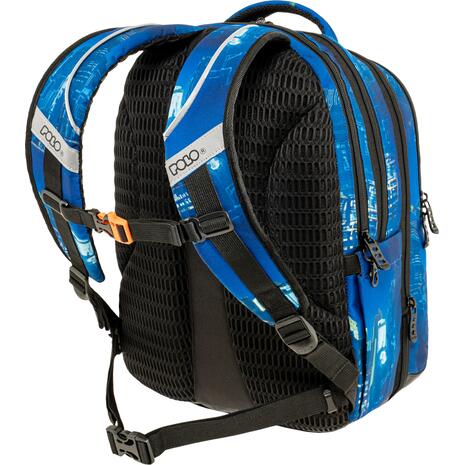 Τσάντα πλάτης 3+1 θέσεων Polo Kinetic Hacker Μπλε 30lt 2026 (901072-8428)