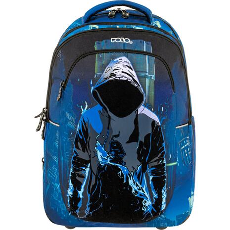 Τσάντα πλάτης 3+1 θέσεων Polo Kinetic Hacker Μπλε 30lt 2026 (901072-8428)