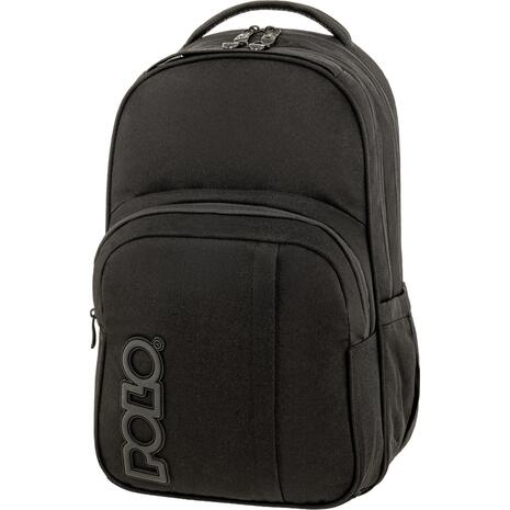 Τσάντα πλάτης 2+1 θέσεων Polo Genius Μαύρο 28lt 2026 (901062-2001)