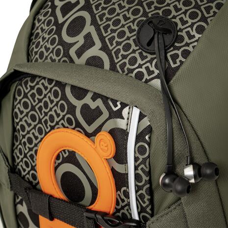 Τσάντα πλάτης 2+1 θέσεων Polo Cryptic Χακί 23lt 2026 (901001-6501)