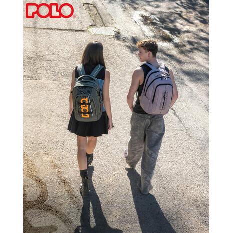 Τσάντα πλάτης 2+1 θέσεων Polo Cryptic Χακί 23lt 2026 (901001-6501)