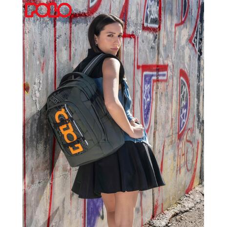 Τσάντα πλάτης 2+1 θέσεων Polo Cryptic Χακί 23lt 2026 (901001-6501)