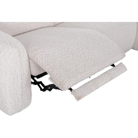 ΚΑΝΑΠΕΣ ΔΕΞΙΑ ΓΩΝΙΑ 3Θ ΜΕ RECLINE VALENTE HM3317.02R ΜΠΕΖ ΥΦΑΣΜΑ 275x160x104Yεκ