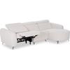 ΚΑΝΑΠΕΣ ΔΕΞΙΑ ΓΩΝΙΑ 3Θ ΜΕ RECLINE VALENTE HM3317.02R ΜΠΕΖ ΥΦΑΣΜΑ 275x160x104Yεκ