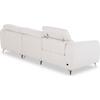 ΚΑΝΑΠΕΣ ΔΕΞΙΑ ΓΩΝΙΑ 3Θ ΜΕ RECLINE VALENTE HM3317.02R ΜΠΕΖ ΥΦΑΣΜΑ 275x160x104Yεκ